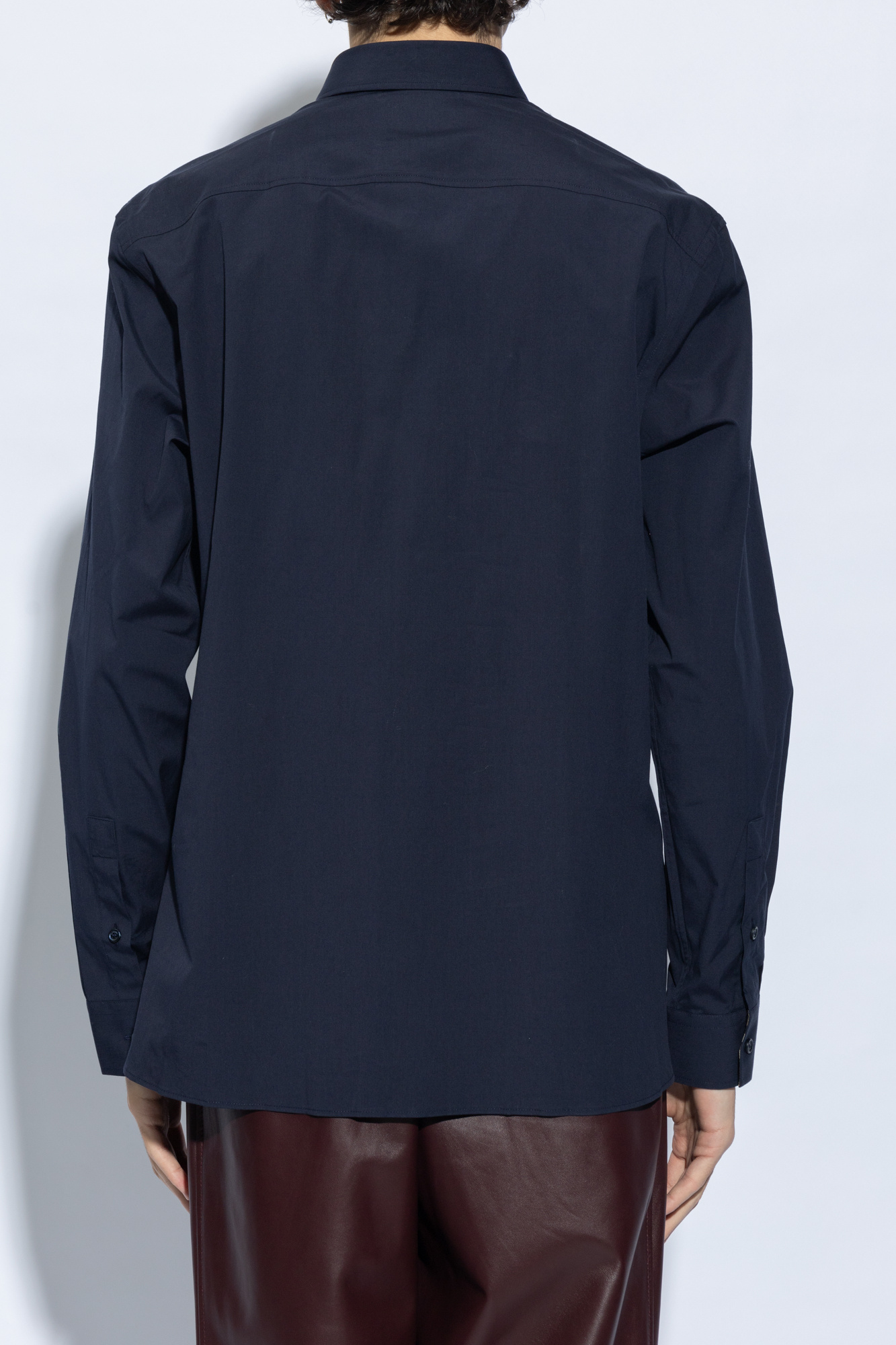 Burberry Logo-embroidered shirt | Men's Clothing | Vitkac